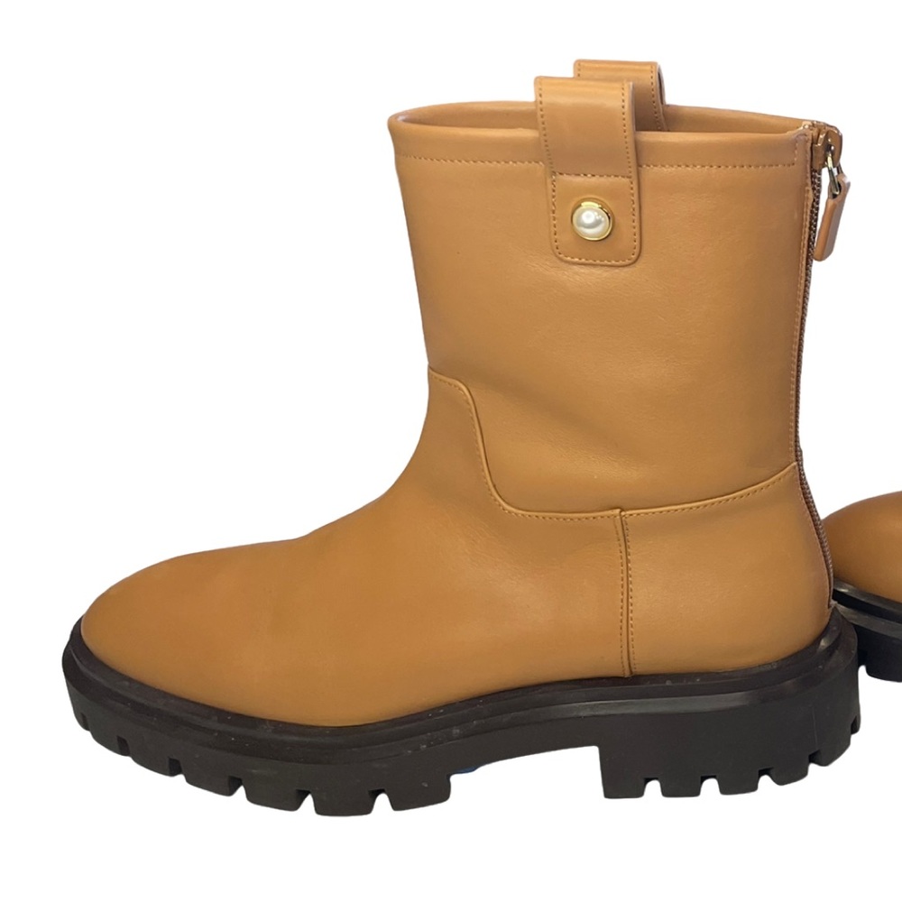 Stuart Weitzman Pearly Moto Bootie Size 7.5